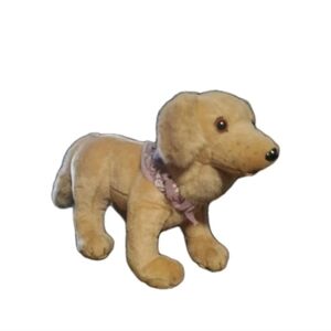 American Girl Doll - Kailey's Pet Golden Retriever Sandy Poseable Dog W/Bandana